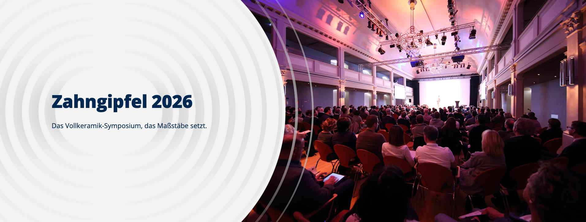Volles Auditorium beim Zahngipfel-Symposium — Fortbildung mit ROSEMA